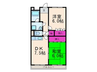 サカイコーポの物件間取画像